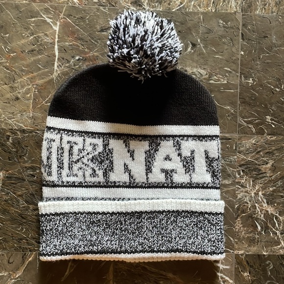 Pink Nation Pom Pom Beanie - Picture 3 of 4